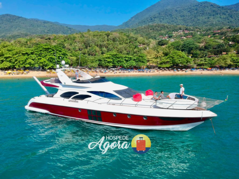 Lancha Azimut 76, Roteiro Norte Ilhabela