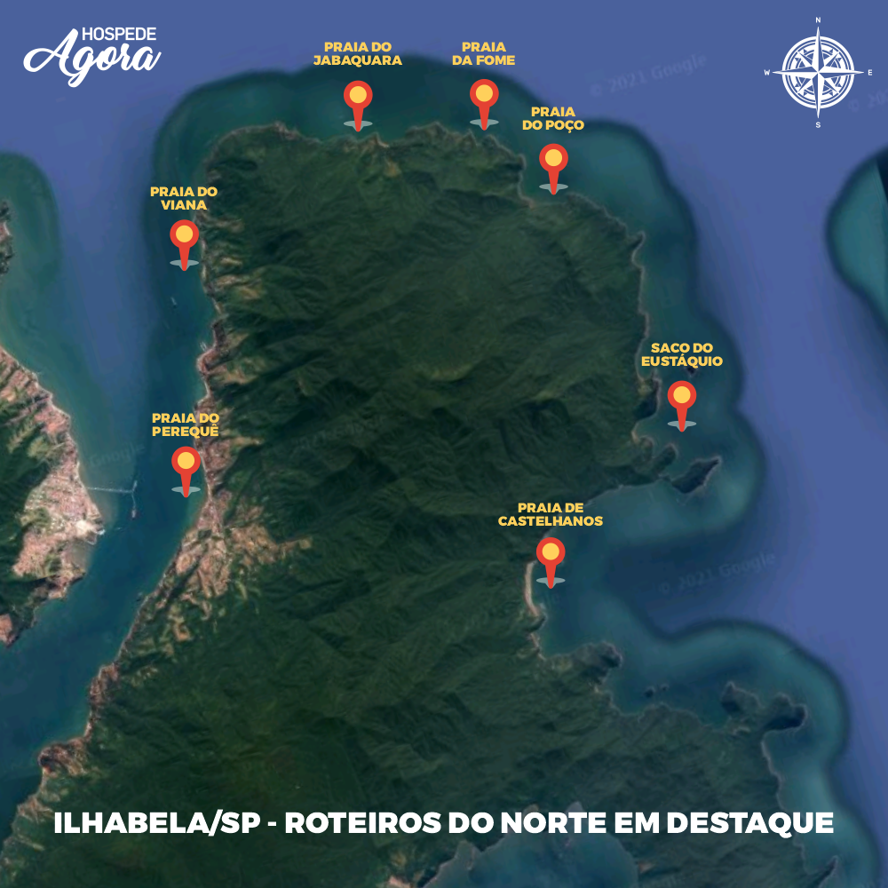 Lancha Riostar 250, Roteiro Norte