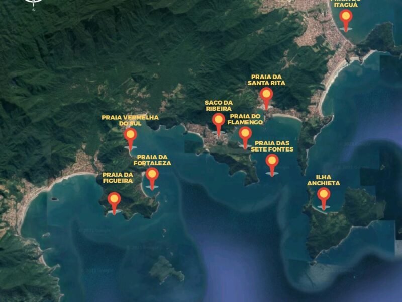 Lancha Rossini R300, Roteiro Sul, Ilha Anchieta e região