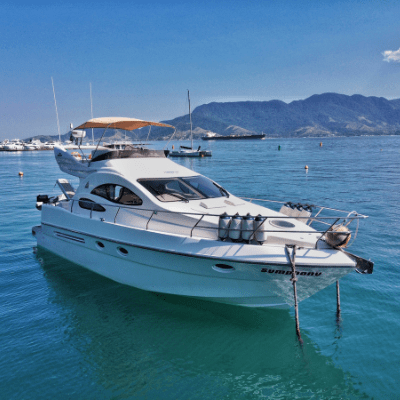 Lancha Azimut 380 Full, Roteiro Sul Curto