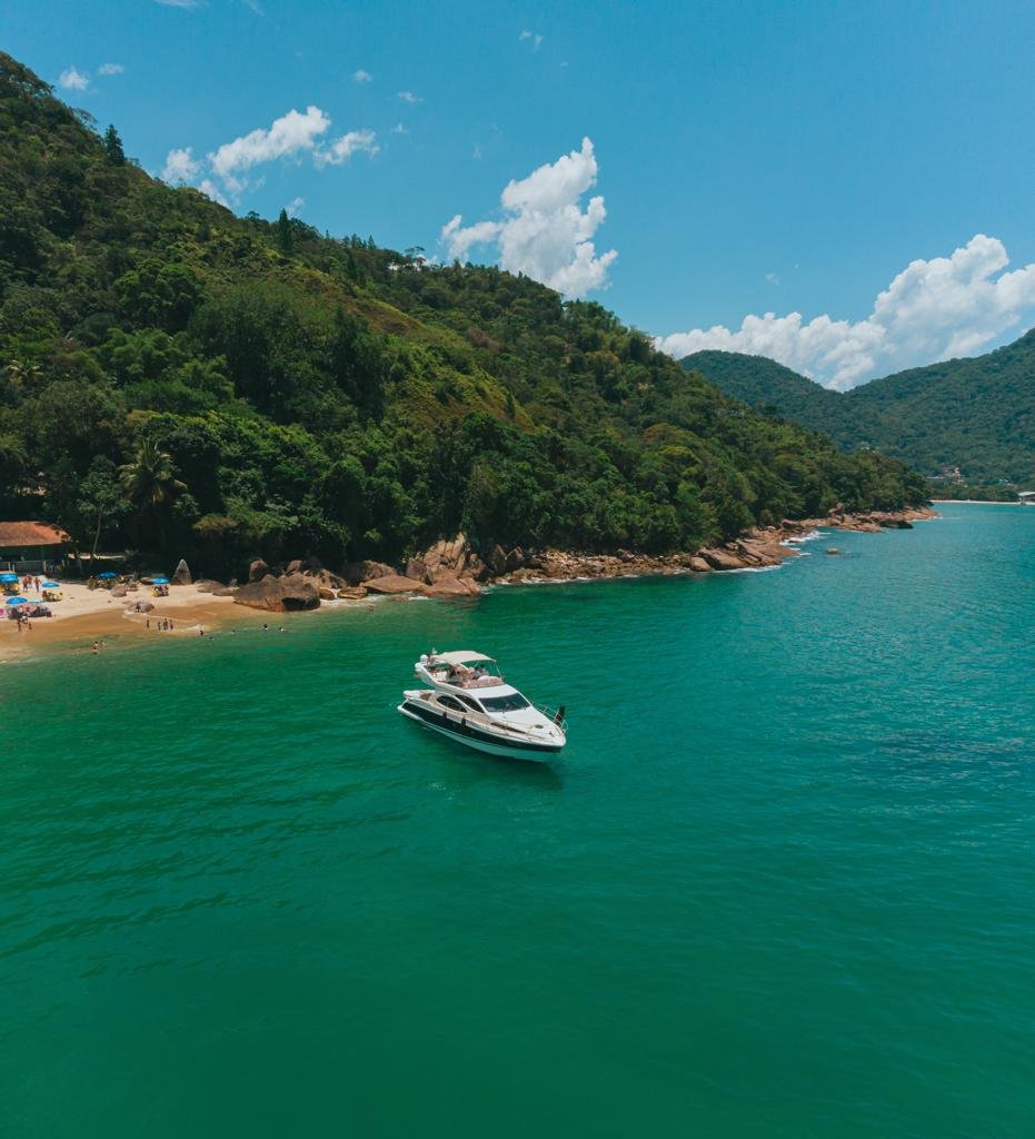 Lancha Azimut 500, Roteiro Sul, Ilha Anchieta e Região