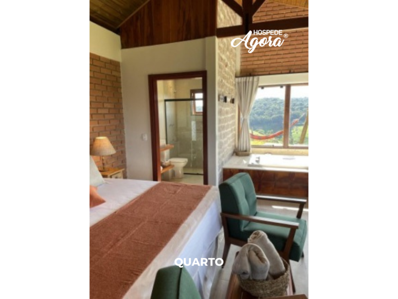 Chalé com Incrível Vista para a Famosa Pedra do Baú