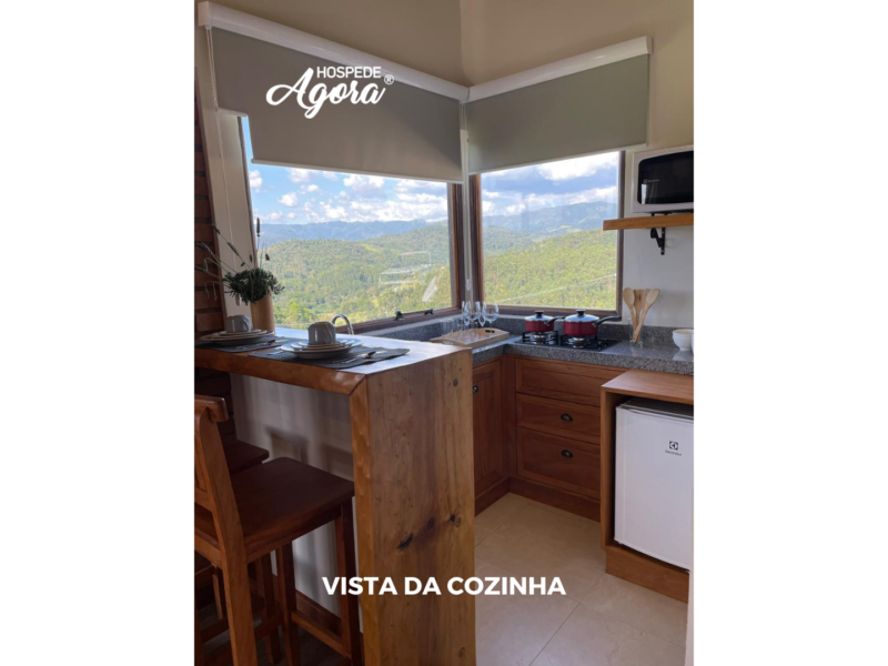 Chalé com Incrível Vista para a Famosa Pedra do Baú