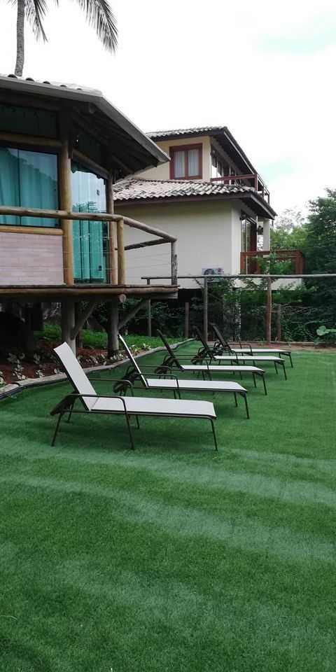 Bangalô Navy com vista para o mar