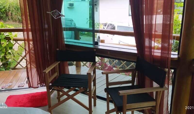 Bangalô Cinema com vista para o mar