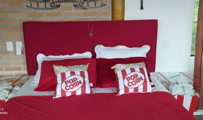 Bangalô Cinema com vista para o mar