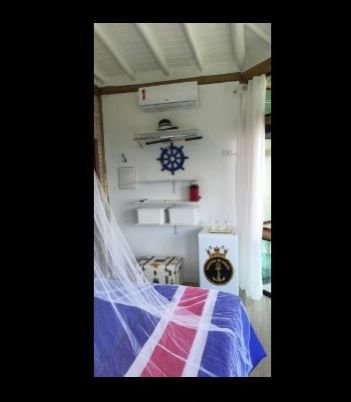 Bangalô Navy com vista para o mar