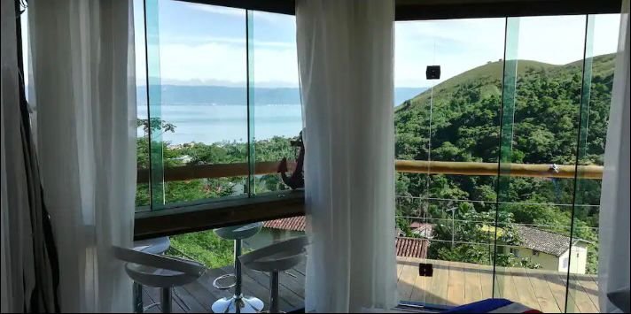 Bangalô Navy com vista para o mar