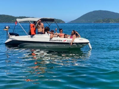 Lancha Privativa Runner 6500, Roteiro Sul, Ilha Anchieta e Região