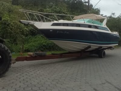 Lancha Cobra Capri 32 pés, Roteiro até a Ilha do Tamanduá